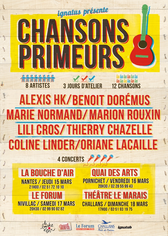 affiche chanson primeur