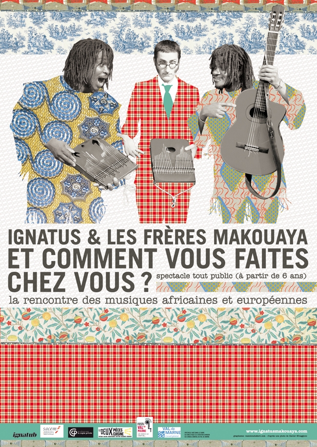 affiche-ignatus et les frères Makouaya affiche-ignatus et les frères Makouaya