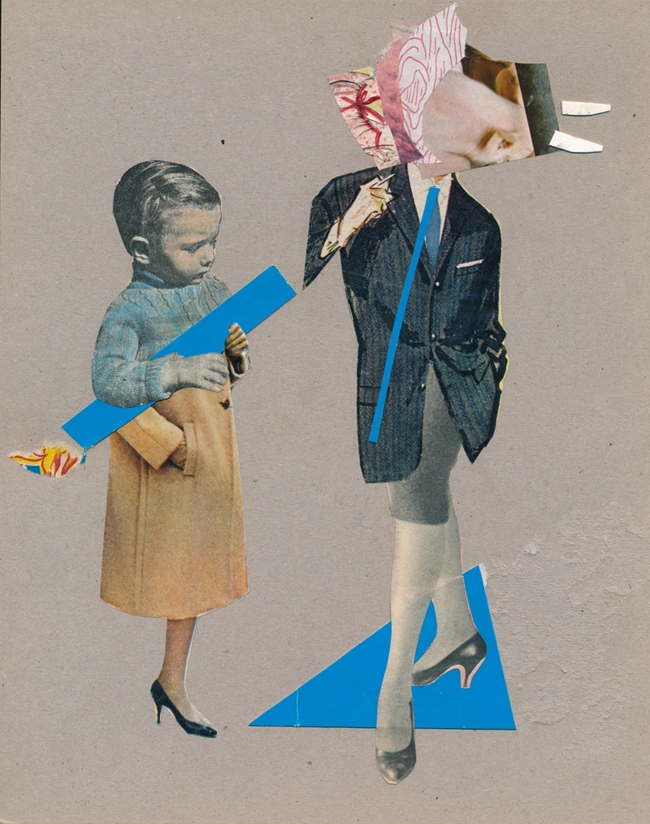 échine de rose collage valentine hebert
