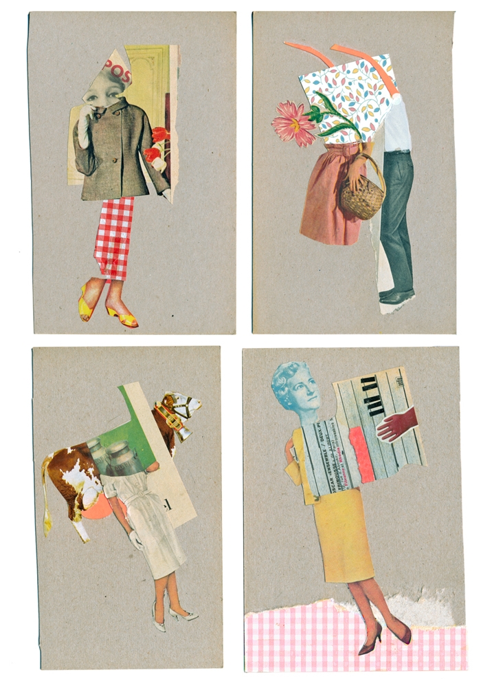 Valentine Hebert - collages