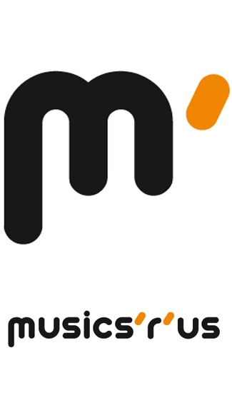 Valentine Hebert - logo - music'r'us Valentine Hebert - logo - music'r'us